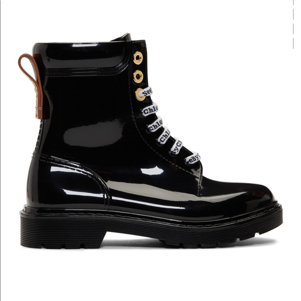 Chloe rain boots size 36